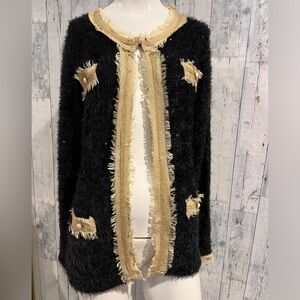 NWT Dolce Cabo sparkling lady sweater/ Jacket